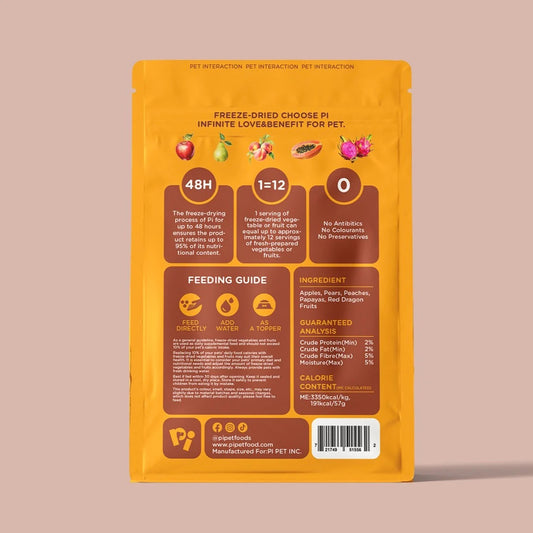 PI Pet Food – Meal Topper – Daily Mixed Fruits -57g