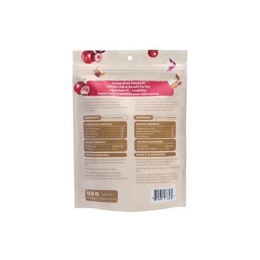 PI Pet Food – Freeze-Dried Mixed Bites Duck & Cranberries 57g