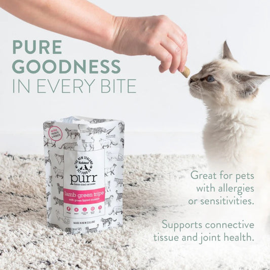 NZ Natural Pet Food Co - Freeze Dried - Treats - Purr - Lamb Green Tripe 40g