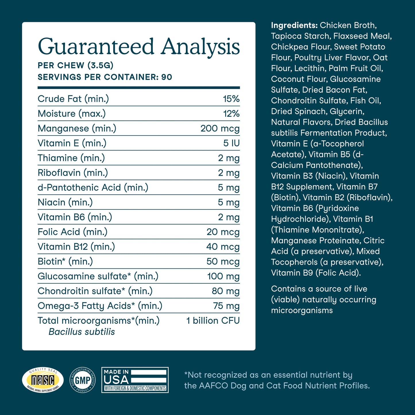 Fera Pets – Multivitamin – Soft Chews for Dogs – 90ct