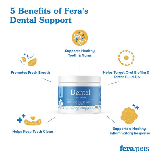 Fera Pets – Dental Support for Dogs & Cats – 60g