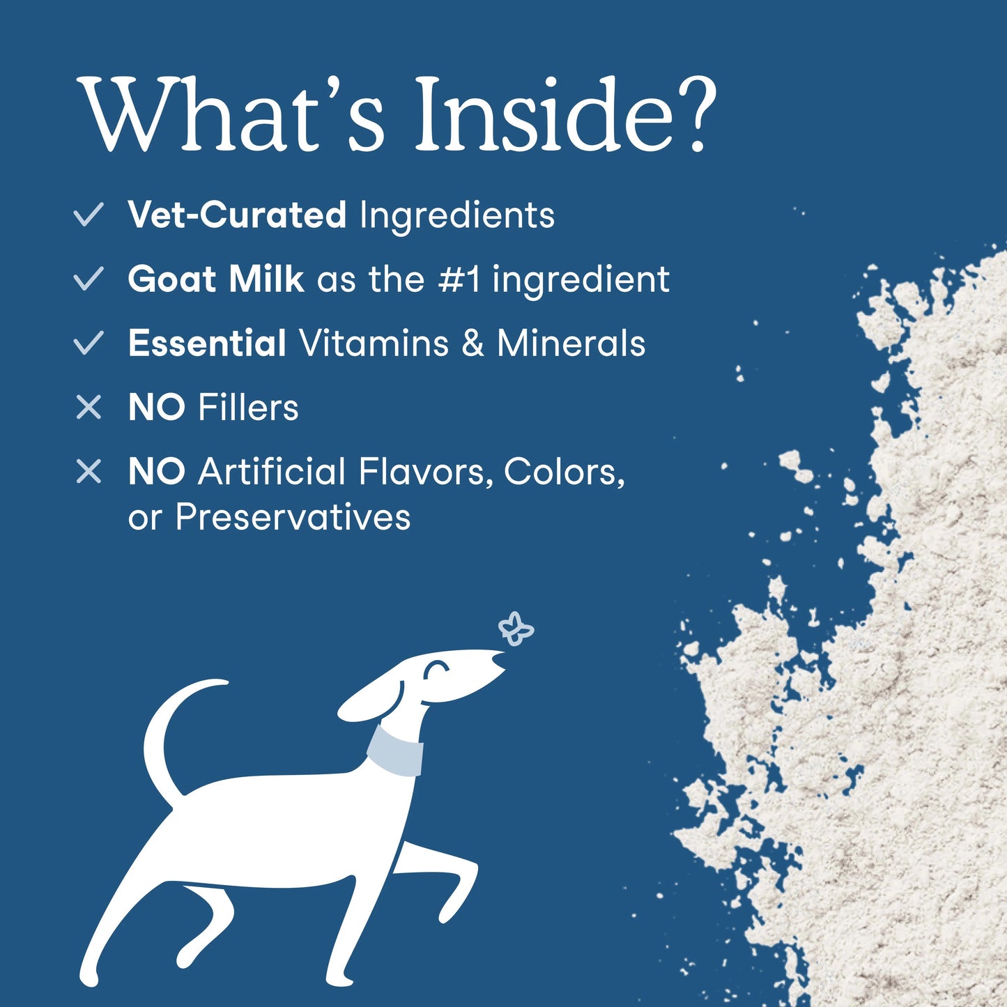 Fera Pets – Goat Milk Topper – Multivitamin Powder – 60 Servings