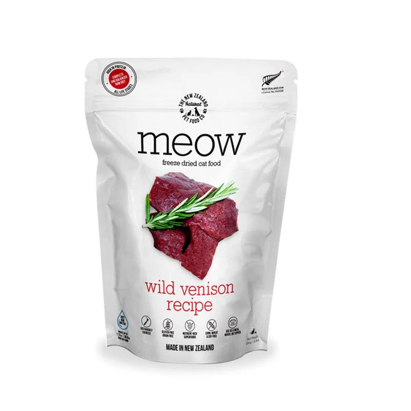 NZ Natural Pet Food Co - Freeze Dried - Food - Meow - Wild Venison