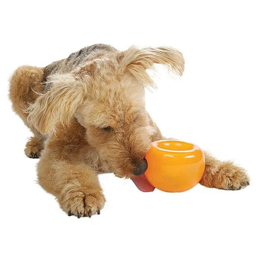 Outward Hound Dog toy Orbee Tuff Snoop Orange 3.75"