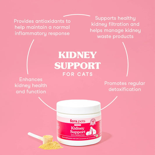 Fera Pets – Kidney Support for Cats – 60 scoops (60g)