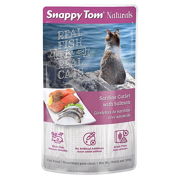 Snappy Tom Sardine Cutlet with Salmon 100GM | Cat