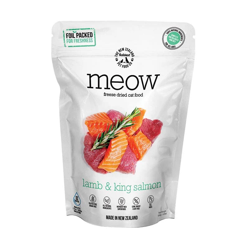 NZ Natural Pet Food Co - Freeze Dried - Food - Meow - Lamb & Salmon