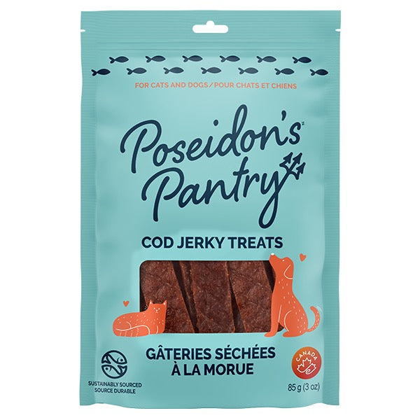 Poseidon's Pantry Jerky Cod 85g