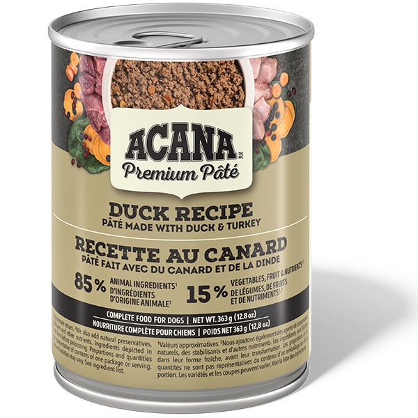 ACANA Dog Premium Pate Duck 363g
