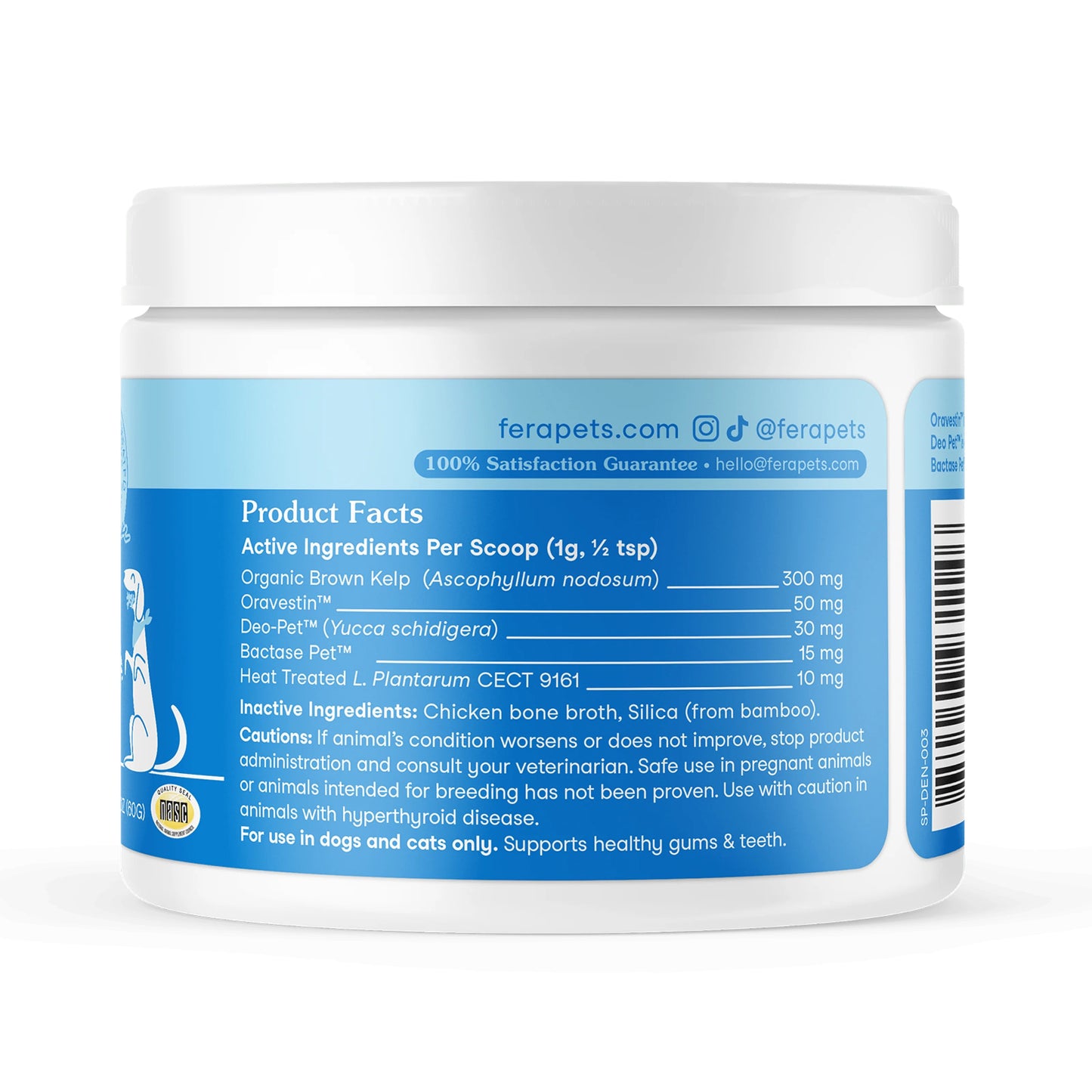 Fera Pets – Dental Support for Dogs & Cats – 60g