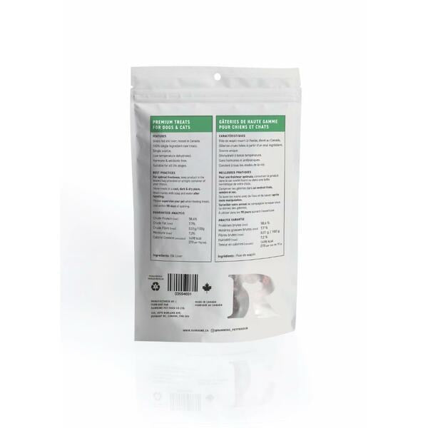 RAWBONE Pet Grass Fed Elk Liver Krisps 65GM