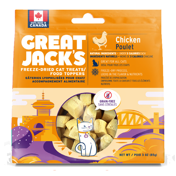 Great Jack's Cat FD Treats/Topper Chicken