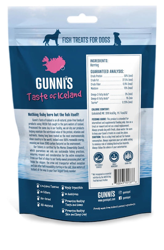 GUNNIS PET Whole Herring 3oz