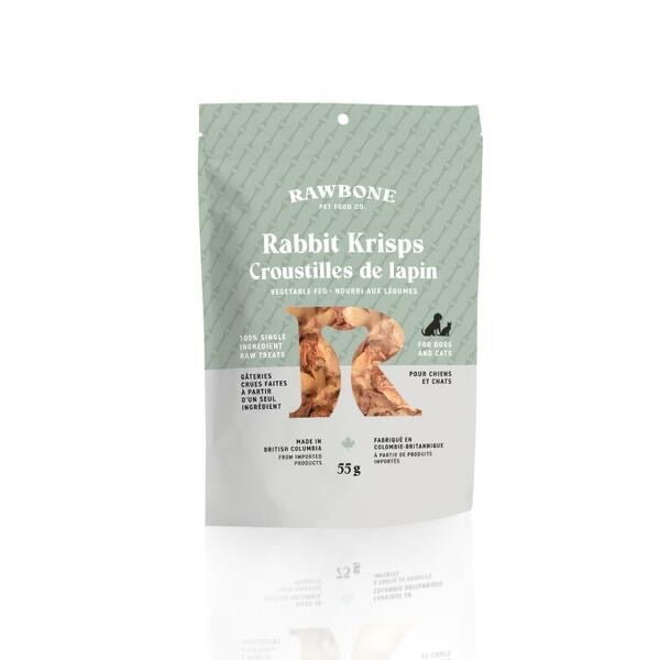 RAWBONE Pet Vegetable Fed Rabbit Krisps 55GM