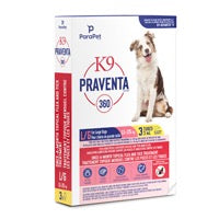 K9 Praventa 360 Flea & Tick Treatment - Large Dogs 11 kg to 25 kg - 3 Tubes