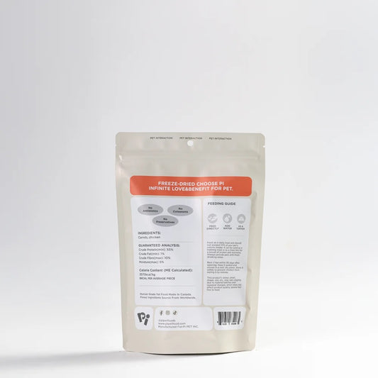 PI Pet Food – Freeze-Dried Carrots & Chicken Twists – 42g