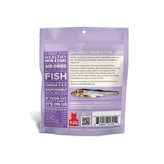 PLATO Air-Dried Cat Treats Baltic Sprat 1.5oz/43g