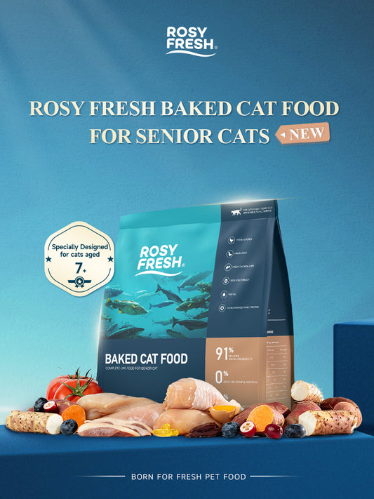 Rosy Fresh Baked Cat Dry Food Senior Chicken & Duck