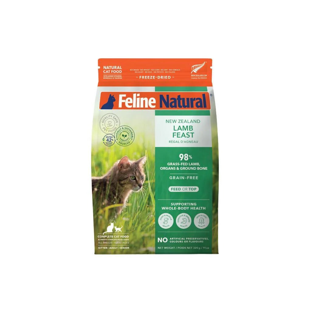 Feline Natural - Freeze-Dried - Lamb Feast 320g
