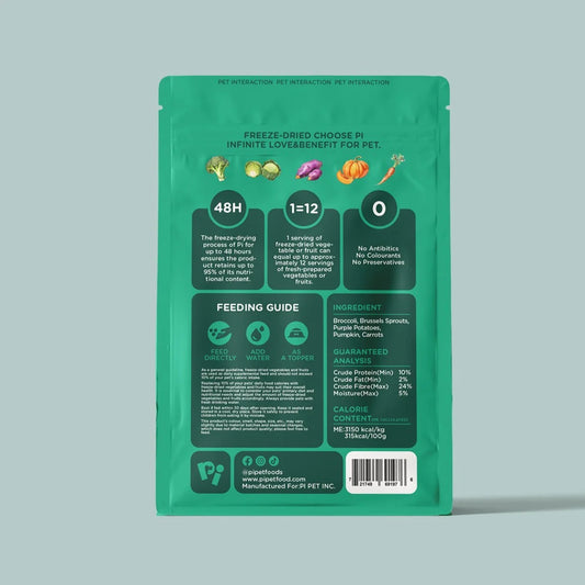 PI Pet Food – Meal Topper – Daily Mixed Vegetables – 100g