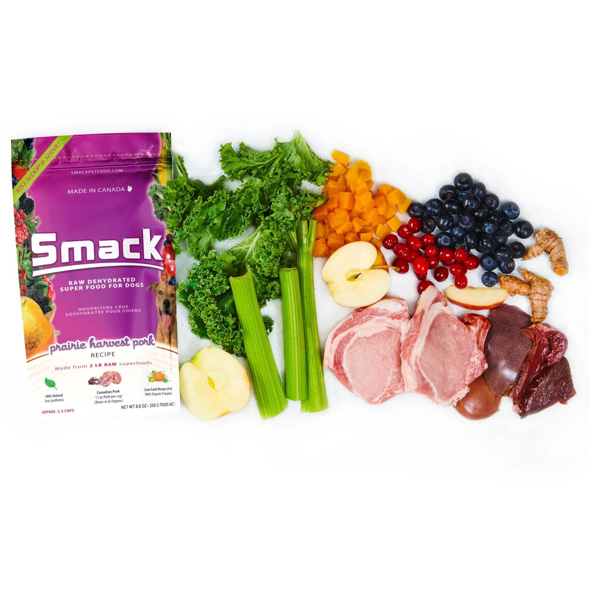 Smack DOG dehydrated super food 250g