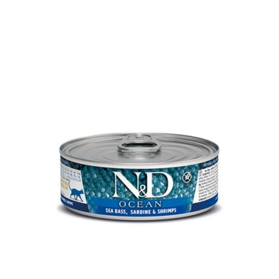FARMINA ND OCEAN Cat Sea Bass, Sardine and Shrimp 70g
