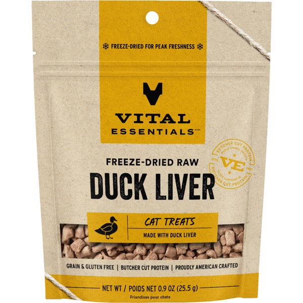 Vital essentials FD Duck Liver 0.9OZ | Cat treats