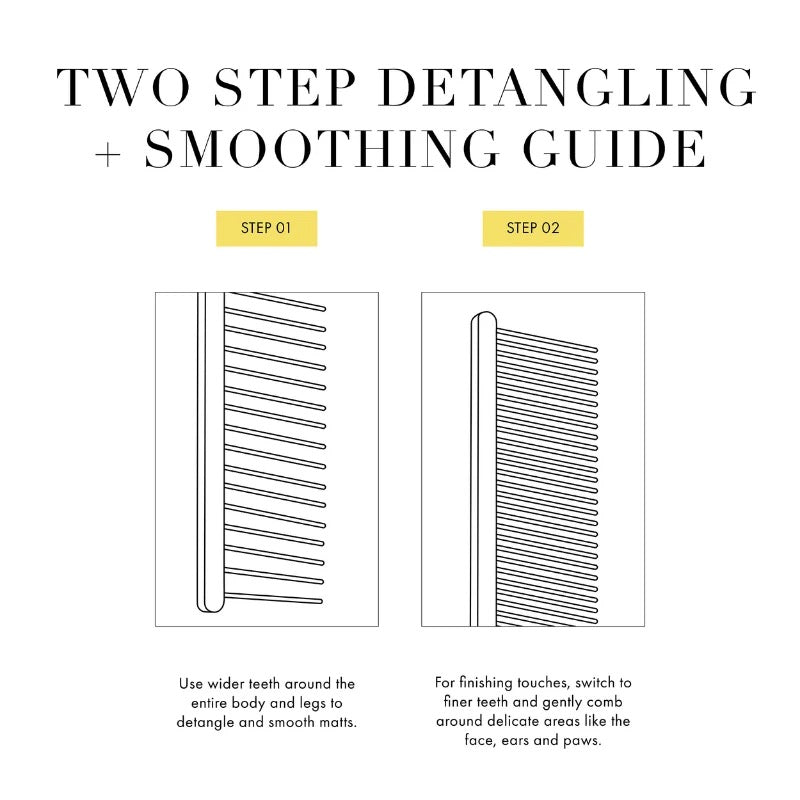 Tweezerman - Detangling Comb - Dual Sided