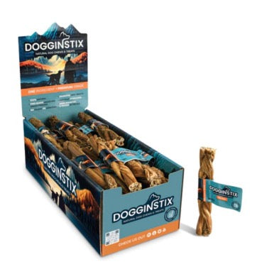 DOGGINSTIX Braided Beef Tripe 6"