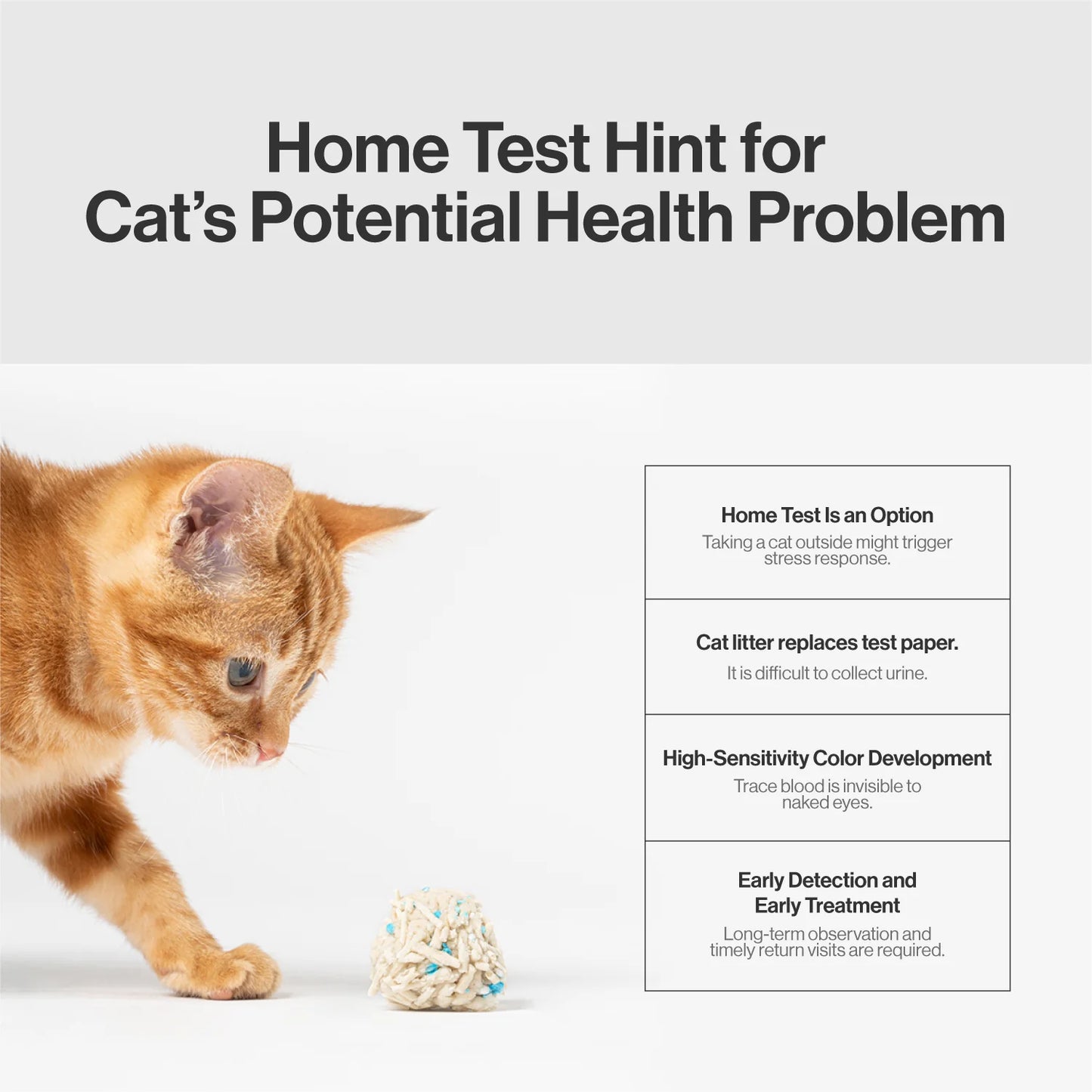 Pidan Cat Litter Tofu Mix with The occult blood test particles