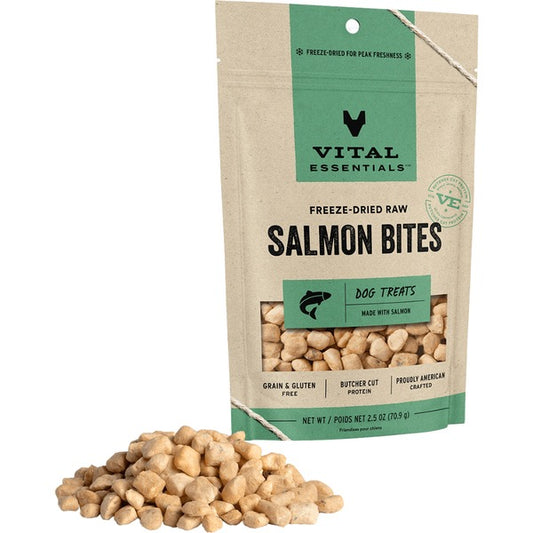 Vital essentials FD Raw Salmon Bites | Dog treat