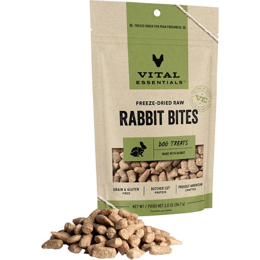 Vital essentials FD Raw Rabbit Bites | Dog treat