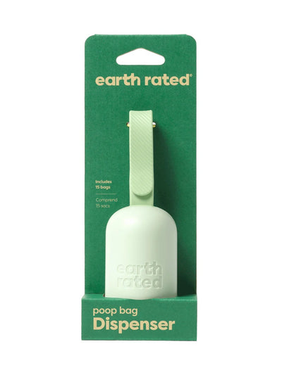 Earth Rated Dog Poop Bag Dispenser with 15 Bags