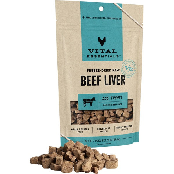 Vital essentials FD Beef Liver 2.1OZ | Dog treat