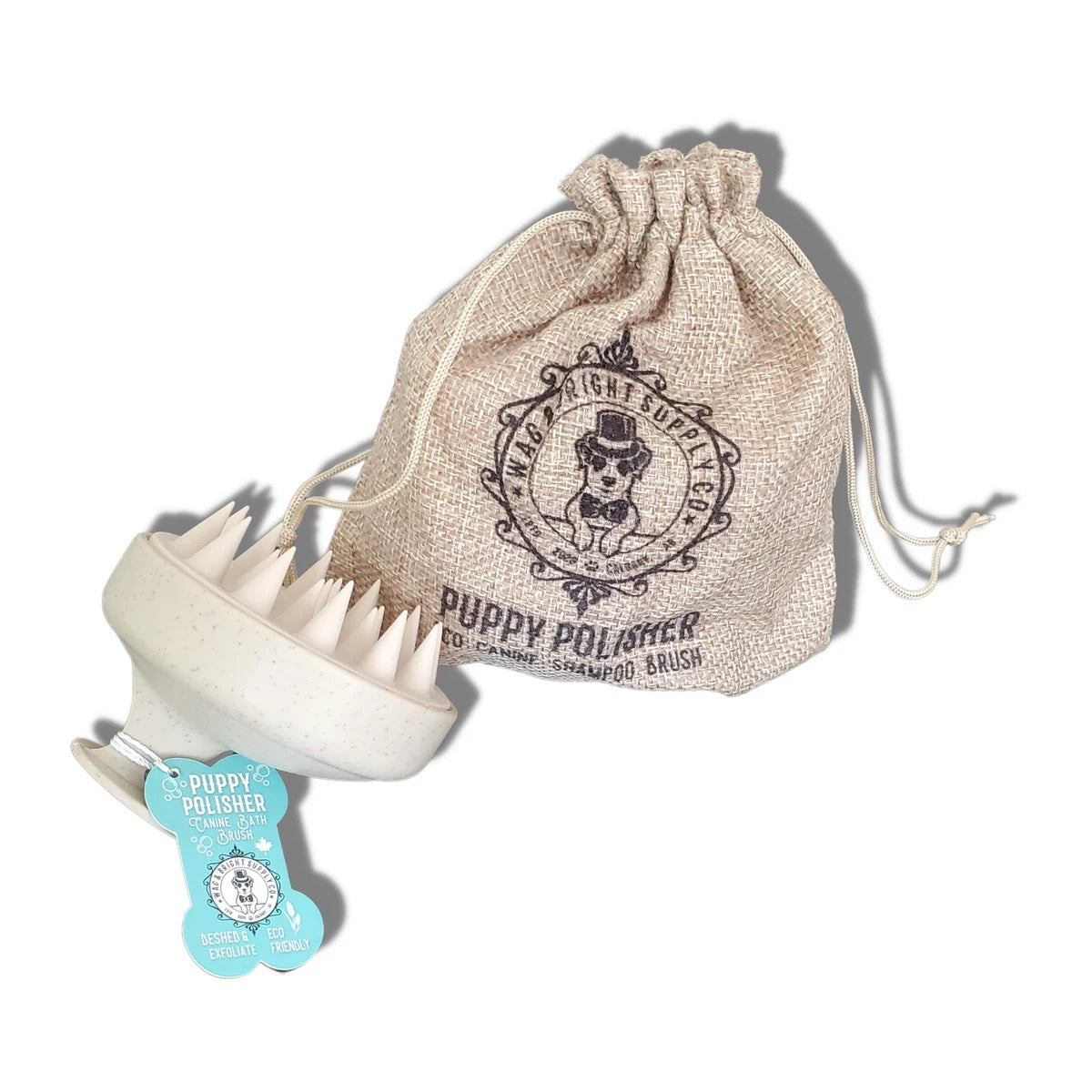 Wag & Bright Puppy Polisher Eco Shampoo Brush