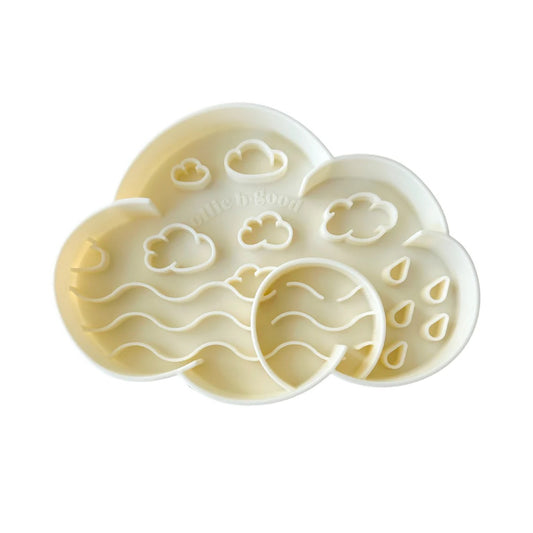 OLLIE B. GOOD cloud slow feeder bowl | coconut