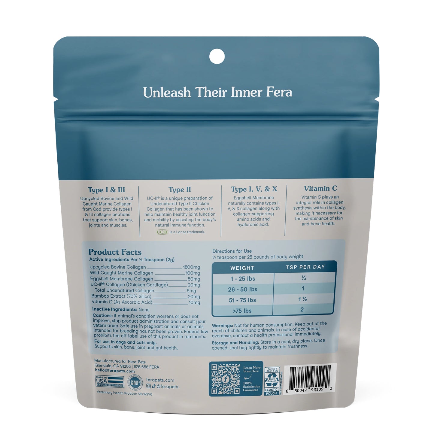 Fera Pets – Collagen Plus for Dogs & Cats – 120g