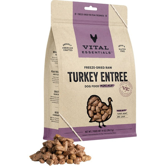 Vital essentials FD Raw Turkey Entree Mini Nibs | Dog