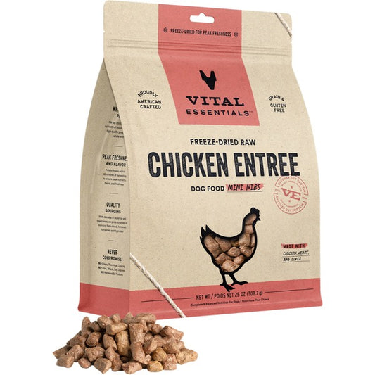 Vital essentials FD Raw Chicken Entree Mini Nibs | Dog