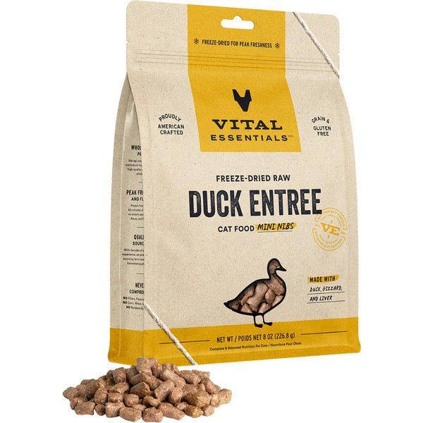 Vital Essentials FD Raw Duck Mini Nibs | Cat