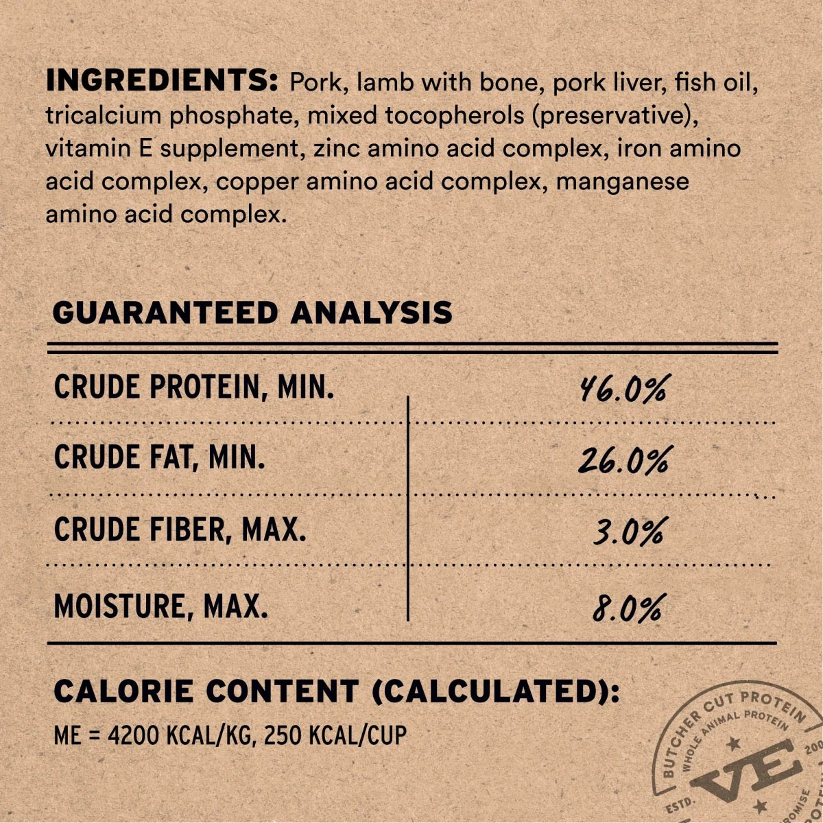 Vital Essentials Pork & Lamb Entree Micro Nibs 12OZ | Cat