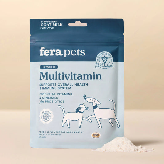 Fera Pets – Goat Milk Topper – Multivitamin Powder – 60 Servings