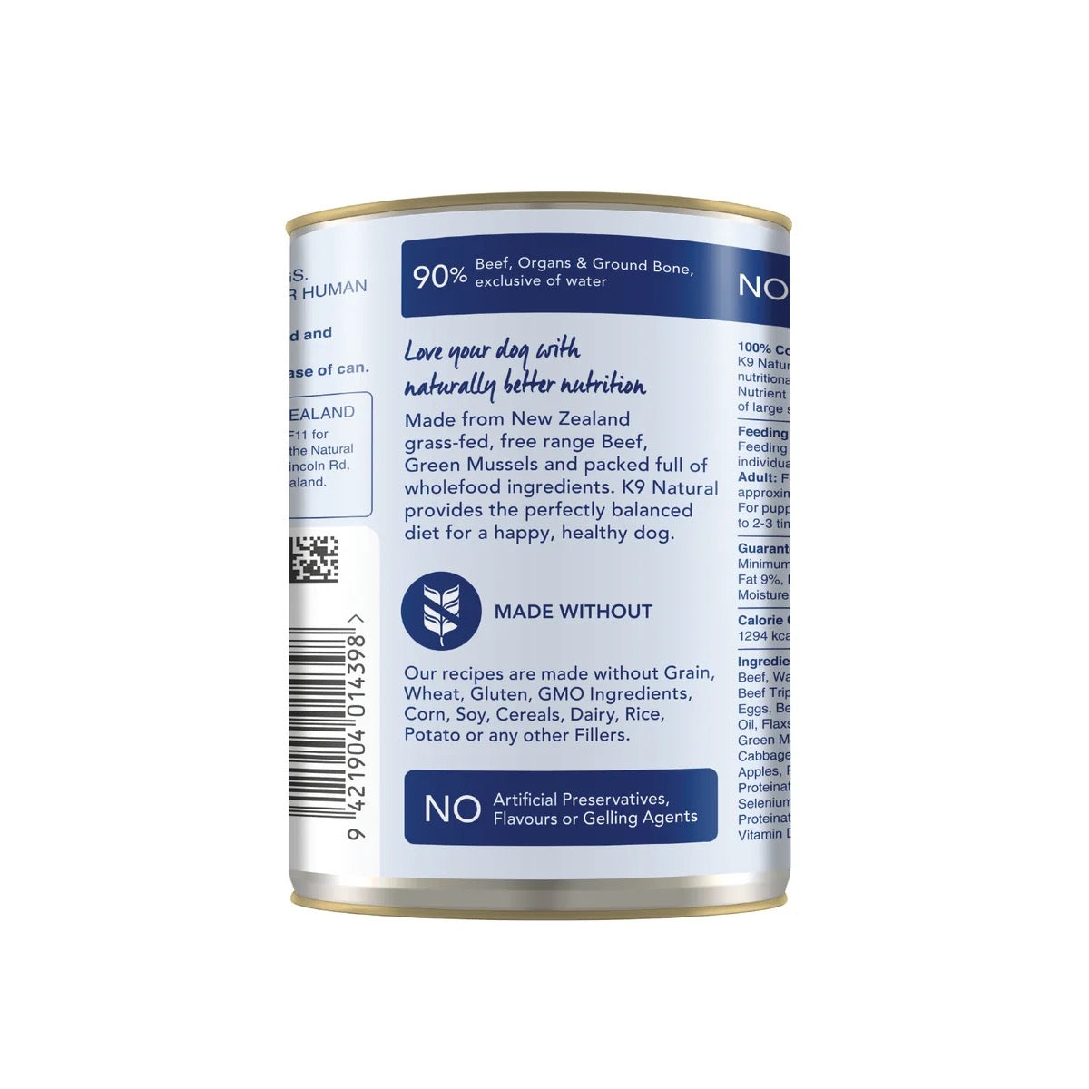K9 Natural - Canned - Beef Feast