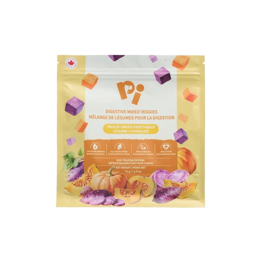 PI Pet Food – Meal Topper – DIGESTIVE MIXED VEGGIES - 71g