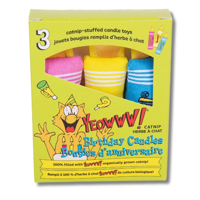 Yeowww! - Catnip - Toy - Birthday Candles