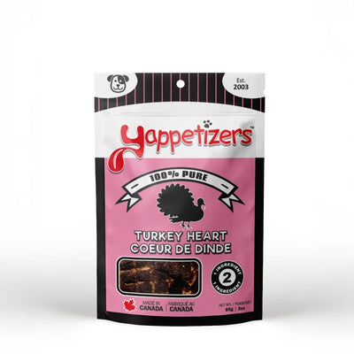 Yappetizers – Dehydrated Treats Turkey Heart – 85g