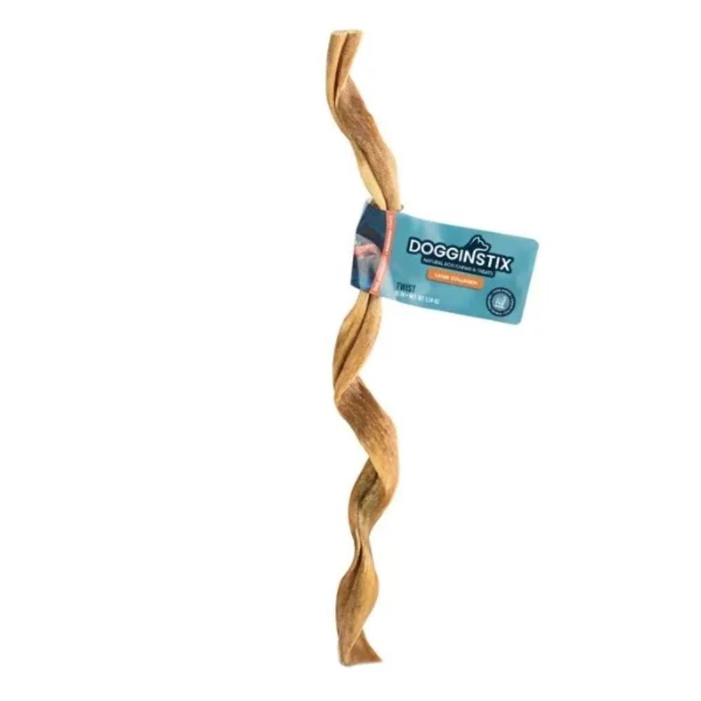 DOGGINSTIX Lamb Collagen Twist