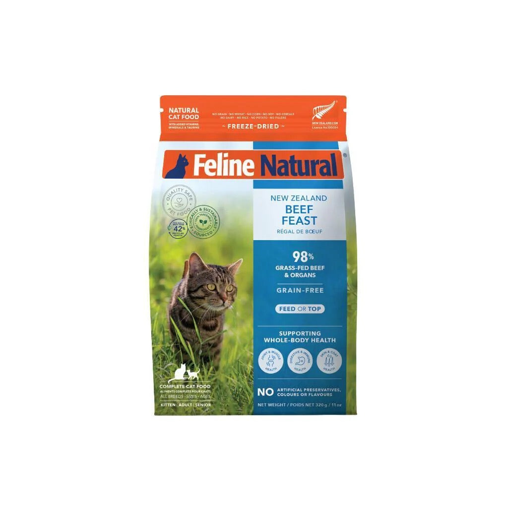 Feline Natural - Freeze-Dried - Beef Feast 320g