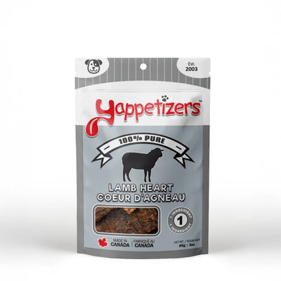 Yappetizers – Dehydrated Treats Lamb Heart – 85g