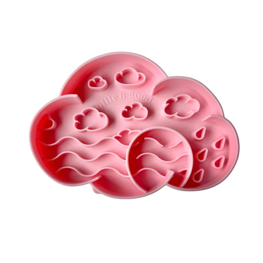 OLLIE B. GOOD cloud slow feeder bowl | strawberry